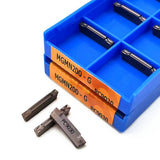 MGMN200 G NC3020 PC9030 NC3030 Herramientas de torneado Inserto de carburo para ranurado de 2 mm para metal MGMN 150 Insertos de ranurado para torno Prating