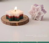 New Christmas Snowflake Aromatherapy Candle Hand-Made Romantic Atmosphere Creative Home Desktop Decorations With Gifts Ornaments