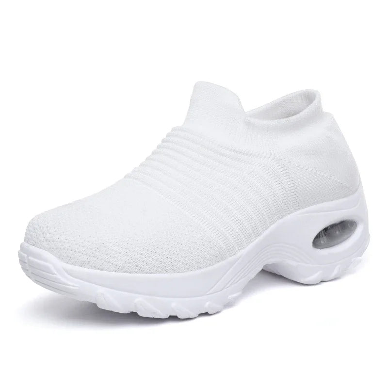 Zapatillas ortopédicas versátiles para mujer, zapatos de plataforma informales, antideslizantes y resistentes al desgaste.