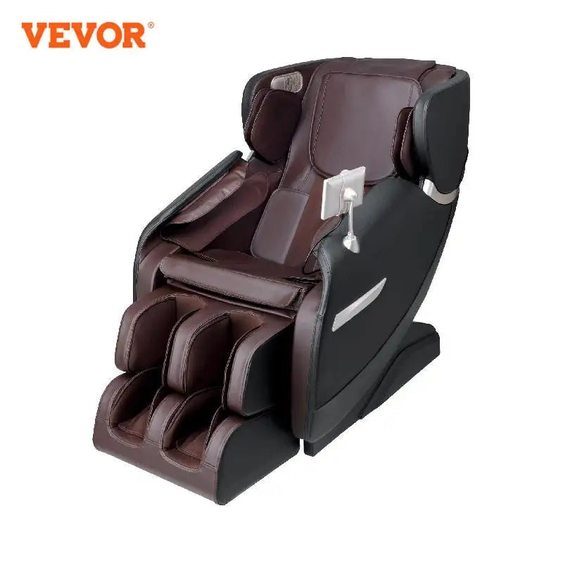 VEVOR Massage Chair - Full Body Zero Gravity Recliner with Multi Auto Modes 3D Shiatsu Heating Bluetooth Speaker Foot Roller