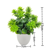 1pc Artificial Plants with Plastic Pots Perfect Greenery for Home Decorations, Office Desk, Living Room, and Bedroom Decoration