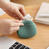 Portable Silicone Earphone Bag Key Data Cable Protection Case Mini Storage Box Multifunctional USB Cord Organizer Washable