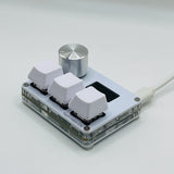 O3C SayoDevice OSU O3C Rapid Trigger Hall Switches Magnetic Pink Switches Keyboard With Knob Screen Copy Paste Shotcut