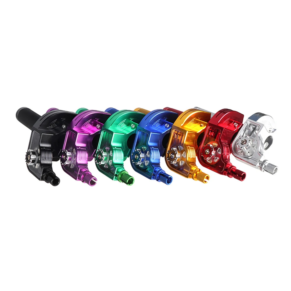 22MM Throttle Twist Grips CNC Aluminum Motorcycle Grips Cable for ATV Scooter Moped Quad Bike Motorcycle Accessories Universal