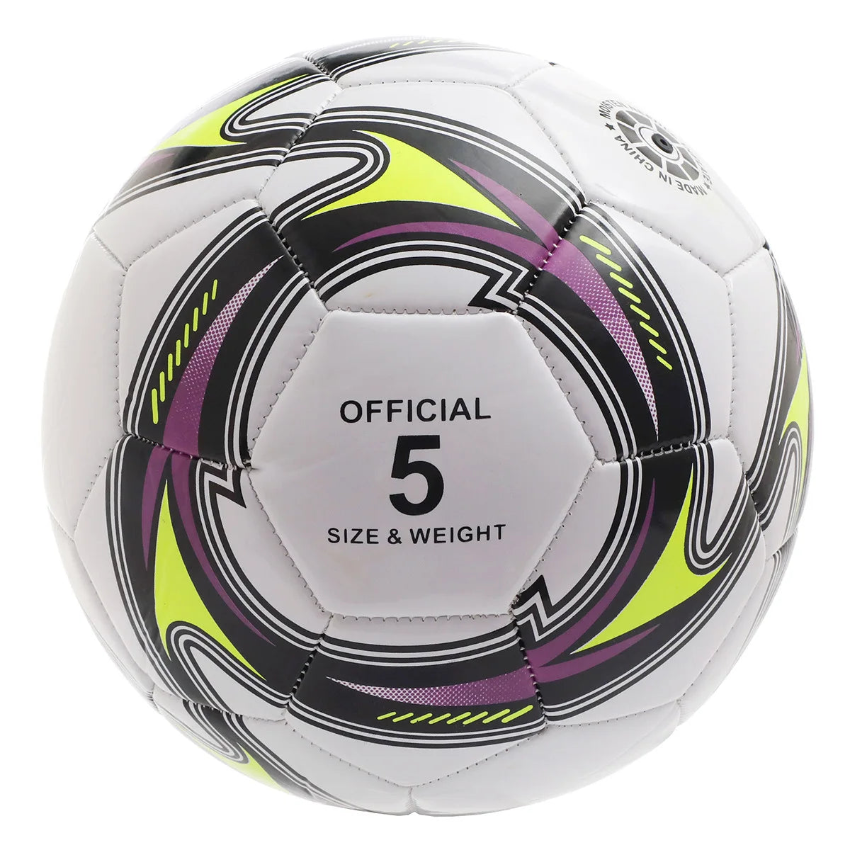 Youth No 5 Soccer Training Ball Creative Personalized Fashionable Tornado Print Game-specific Thickened Soccer Ball