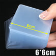 Reusable Strong Double Sided Tape PVC Clear Square Wall Stickers for Hooks Waterproof No Traces Home Glue Tapes 