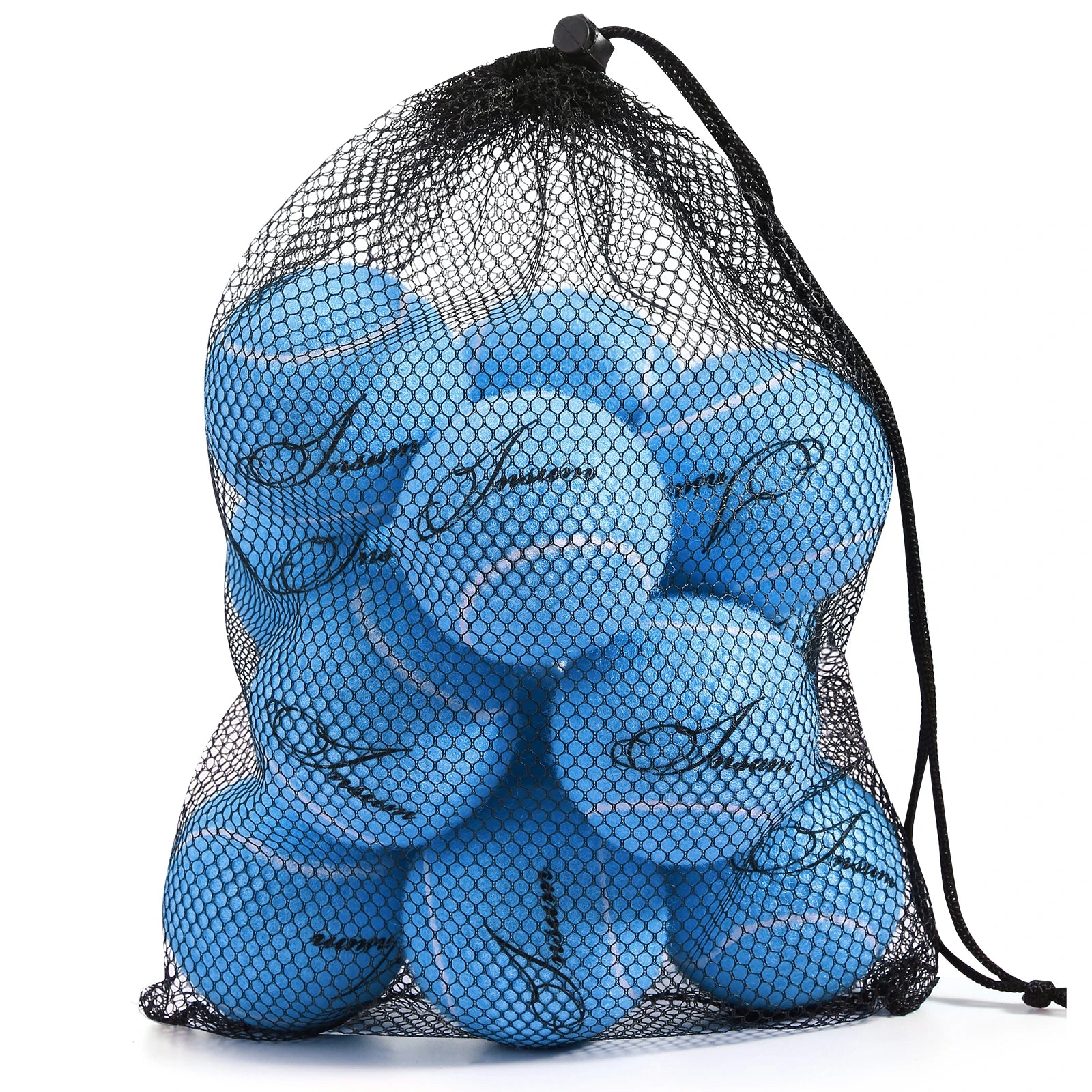 12pcs Tennis Balls with Mesh Carry Bag Practice Ball High Elasticity Pet Dog Playing Balls Outdoor Training Sports Rubber Tennis