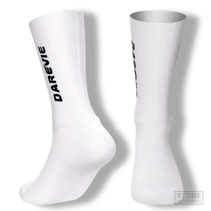 High DAREVIE Cycling Socks Aero Speed Sock Pro Sports For Men Anti-slip Breathable Athletic Moisture Control