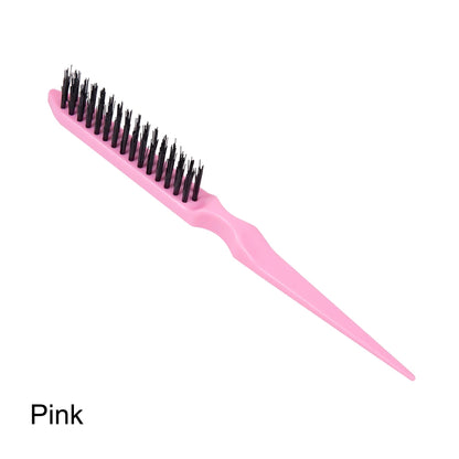 Cepillo de pelo de nailon de alta calidad para mujer, 1 unidad, para peinar el cabello, cola de caballo, esponjosa, de viaje, accesorios de peluquería.