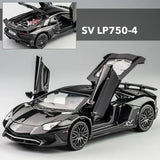 1:32 Lamborghinis LP770 LP750 Car Alloy Sports Car Model Diecast Sound Super Racing Lifting Tail Hot Car Wheel For Children Gift