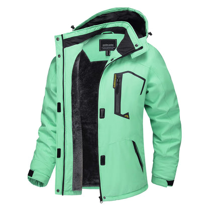 TACVASEN Chaqueta de esquí y snowboard de invierno para mujer, forro polar térmico, impermeable, informal, para trabajo, lluvia, cortavientos, parka