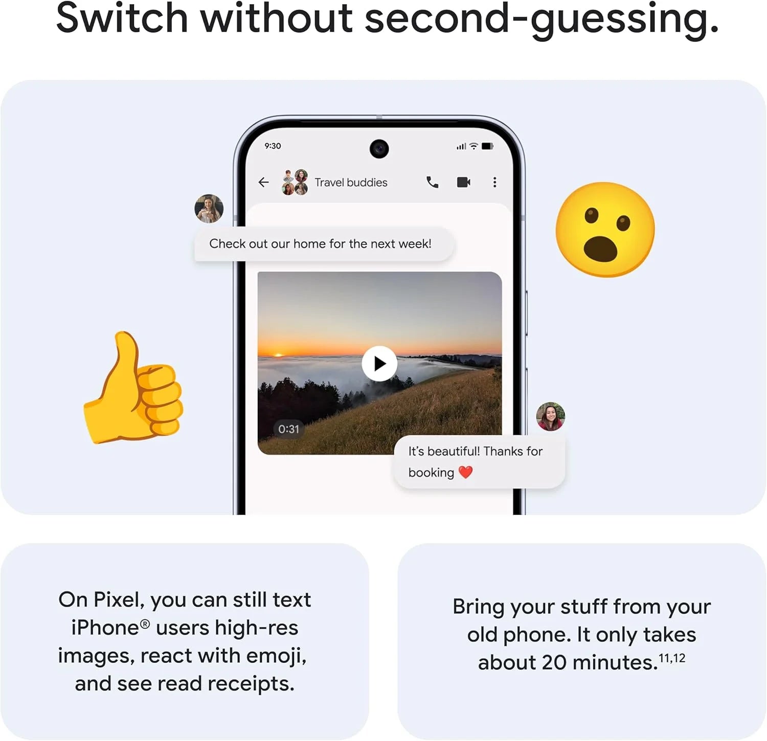 Global Version Google Pixel 10 Pro 5g Smart Phone Google 6.3'' 120Hz Oled 4870 Mah Battery Google Tensor G5 Android 16 Original Mobile Phone
