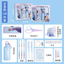 Disney Stationery Set Gift Box Mickey Minne SpiderMan Lotso Frozen Primary student School Supplies Boys girls Children's Gift