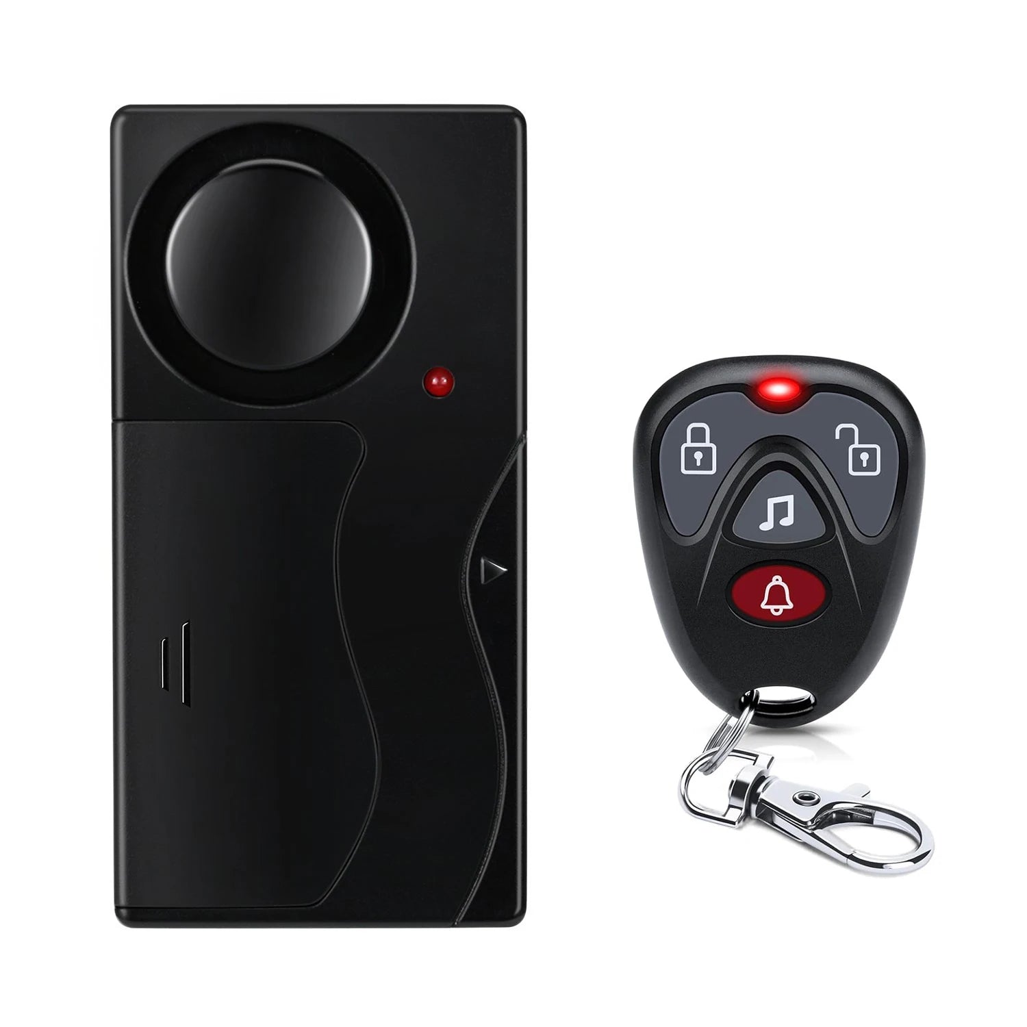 Extractme 108dB Anti-Theft Alarm Wireless Vibration Alarm with Remote Control Door and Window Alarm Car Alarm Security System