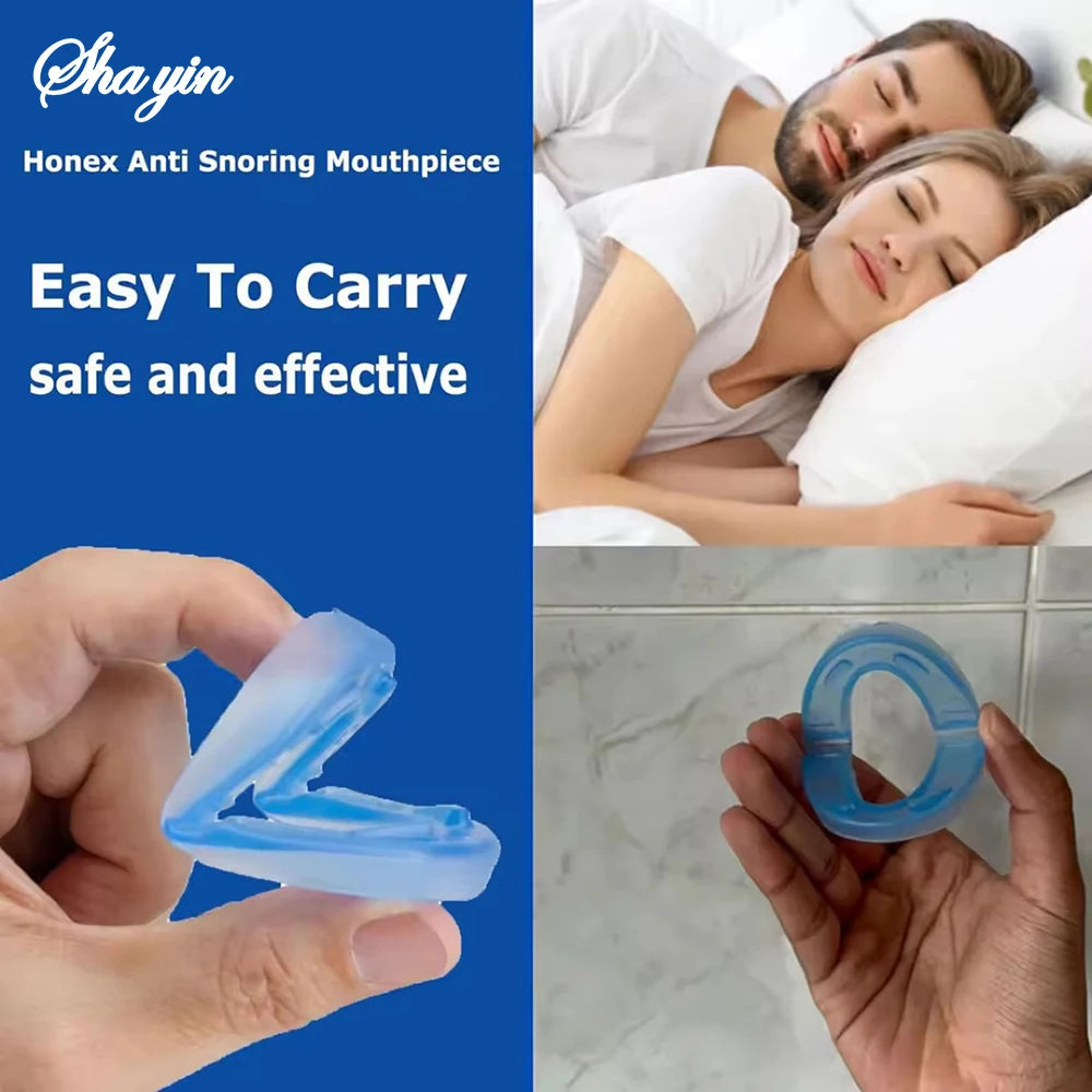 Anti-Snoring Mouthpiece Sleeping Devices Anti-Snore Mouth Guard Bruxism SnoringStopper Improve Sleep Mouthpiece Stop Snoring