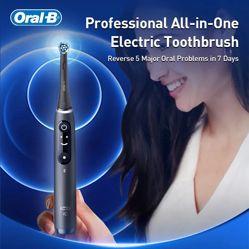 Oral B io series 7 Electric Toothbrush with 5 Brushing Modes 3D Clean Teeth  Pressure sensor 2 Minutes Smart Timer