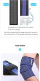 AOLIKES 1PC 40-180CM Elastic Bandage Compression Knee Support Sports Strap Knee Protector Bands Ankle Leg Elbow Wrist Calf Brace