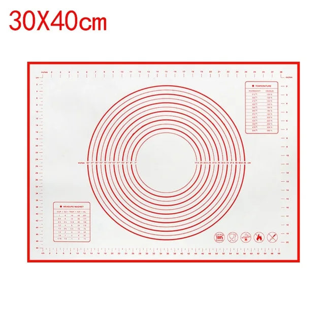 UNTIOR-Esteira De Cozimento De Silicone, Amassadeira, Pizza Dough Maker, Massa De Bolo, Cozinha Cozinhar Grill, Gadgets Antiaderentes, Bakeware, 1Pc