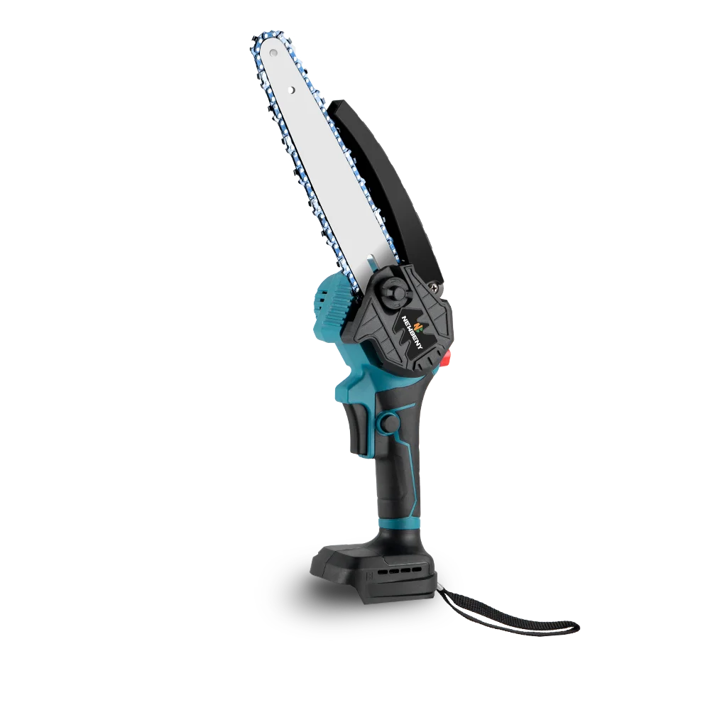 8 Inch Brushless Electric Saw Cordless Oiler Handheld Garden Wood Cutting Logging Chainsaw Power Tool for Makita 18V Battery