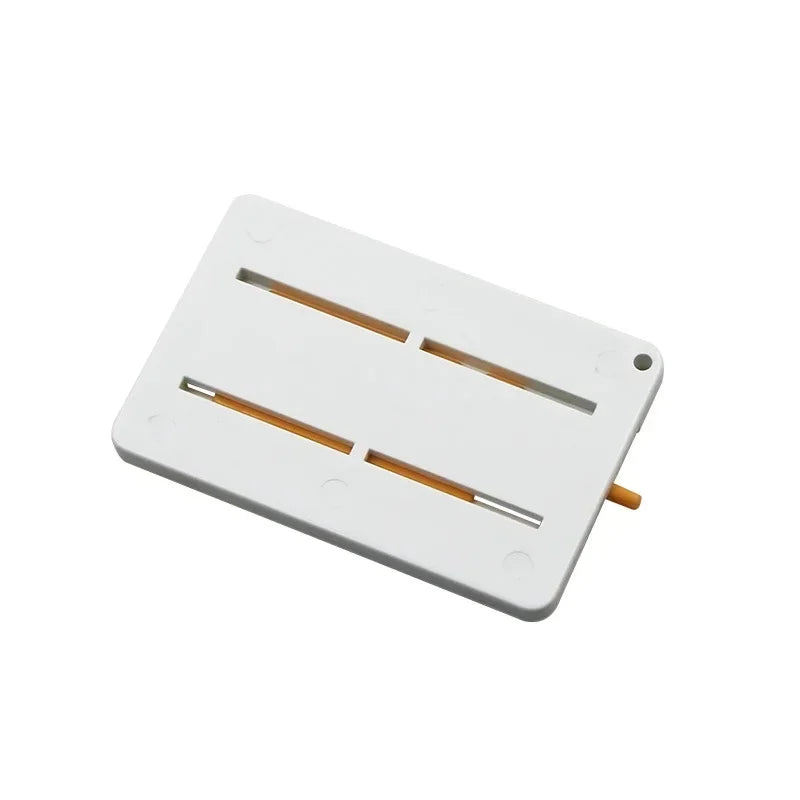 Calibrador de profundidad de la banda de rodadura de neumáticos de 0 a 20 mm, regla de plástico, herramienta de medición de profundidad para neumáticos de motocicletas y camiones. 