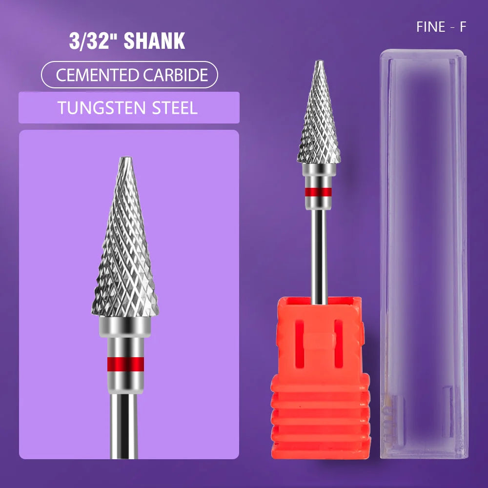 1pc Nail Drill Bit Rotate Burr Milling Nail Cutter Bits Electric Drill Machine For Manicure Pedicure Tools