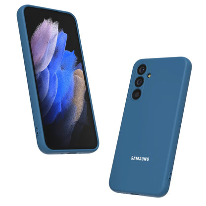 Funda de silicona líquida para Samsung Galaxy A55, A35, A25, A15, A05S, A04S, A54, A34, A24, A14, A23, carcasa protectora