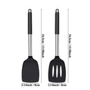 2Pcs Silicone Spatula Set Heat Resistant Nonstick Steak Spatula Kitchen Cooking Utensils Cookware Cooking Tool Set Spatula Kit