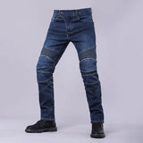 Motorcycle Riding Jeans Men Outdoor Moto Jeans Protective Knee Hip Pads Motocross Pants Touring Anti-Drop Pants Protective Gear