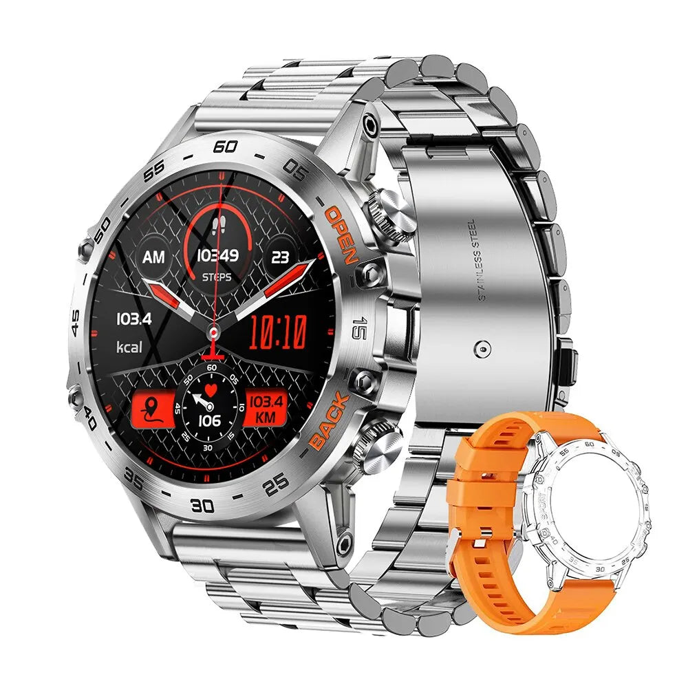 MEVADEN 1.39 inch Bluetooth Call Smart Watch Men Sports Fitness Tracker Watches IP67 Waterproof Smartwatch for Android IOS MD52