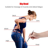 Acupuncture Pen Stainless Steel Deep Tissue Massager Dual Head Facial Reflexology Acupressure Bar for Full Body Meridian Massage