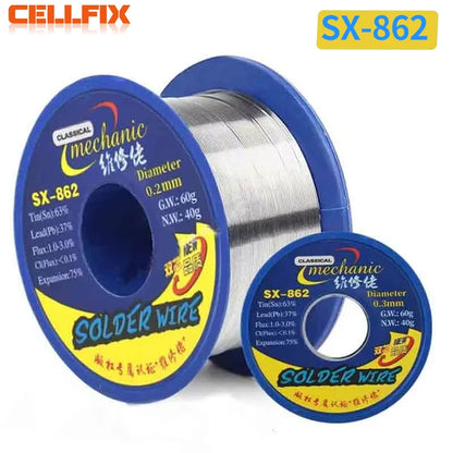 MECHANIC 60g flux SX-862 High temperature resistant for 0.3-1.8mm wire high purity environmental protection tin wire tools