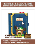 Dream Princess 3D Storybook Building Blocks Books Anime Film MOC Bricks Toys Cute Fairy Tales Model Children Girl Birthday Gifts
