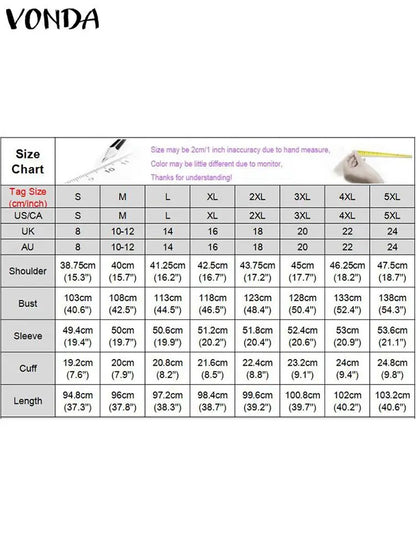 Plus Size 5XL VONDA 2024 Summer Dress Bohemian Women Short Lantern Sleeve Satin Mini Vestido V Neck Solid Elegant Party Sundress