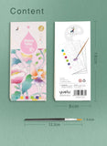 20 Sheets Portable Children Watercolor Painting Book Paint with Water Kids Gouache Graffiti Picture Coloring Drawing Toys Gifts
