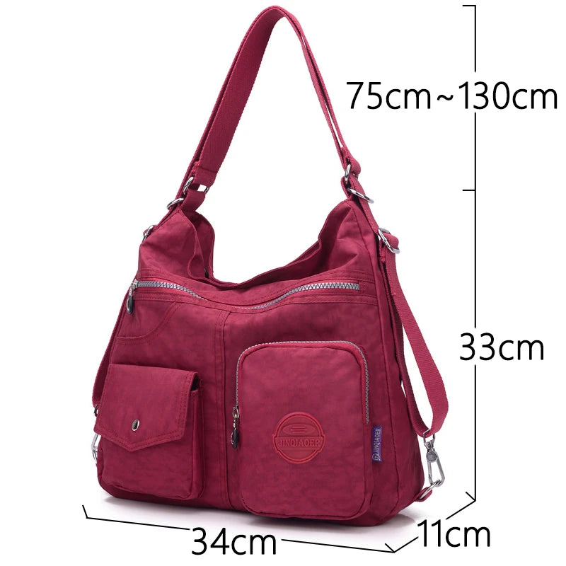 Luxury Handbags Women Bags Designer Waterproof Nylon Cloth Crossbody Bags for Women 2024 Large Capacity Lady Shoulder Bag Tote