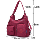 Luxury Handbags Women Bags Designer Waterproof Nylon Cloth Crossbody Bags for Women 2024 Large Capacity Lady Shoulder Bag Tote