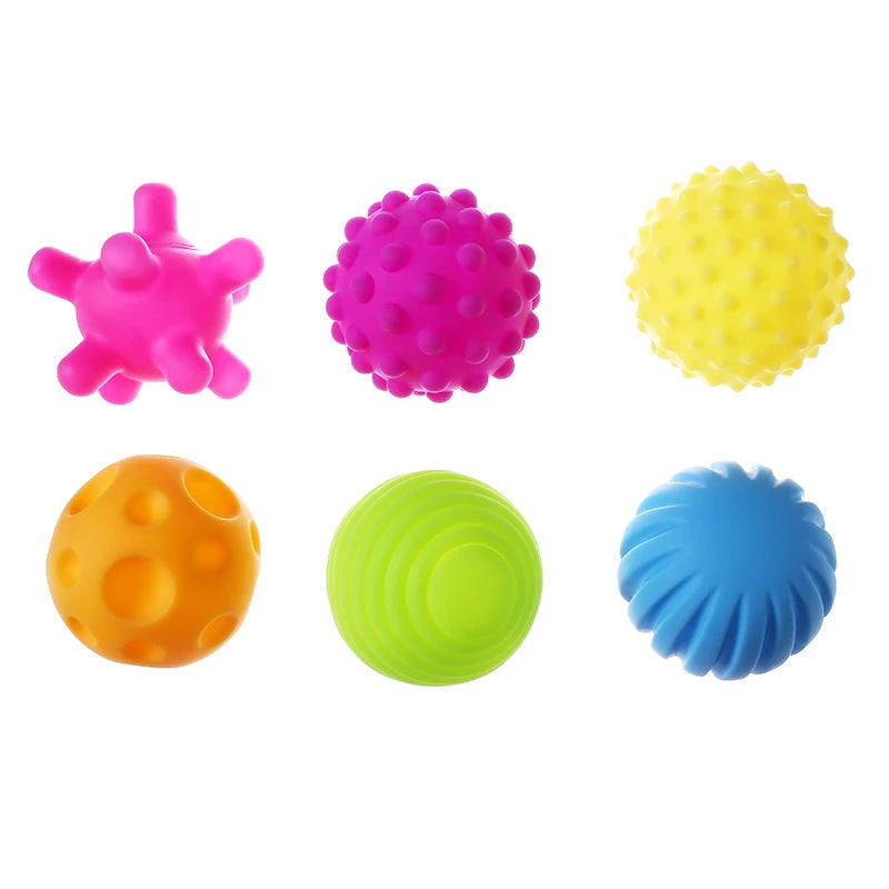 Baby Toys 0 12 Months Rotating Rattle Ball Grasping Activity Baby Development Toy Silicone Teether Sensory Toys for Babies Gifts