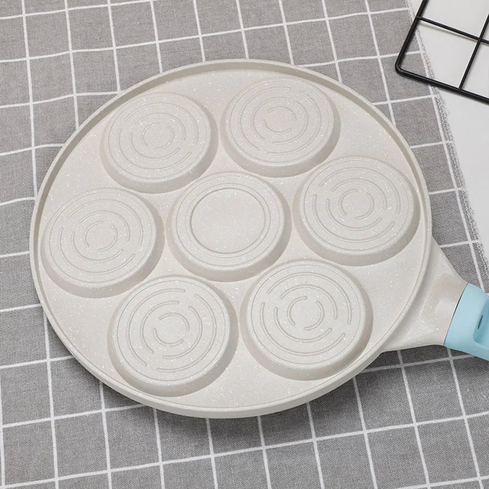 7/4 Cup Smiley Face Pancake Pan 100% Non-stick Griddle Pancake Maker Pancake Crepe Frying Pan Griddle Mini Pancakes Maker