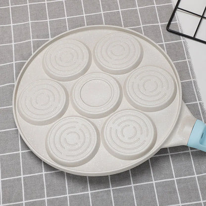 7/4 Cup Smiley Face Pancake Pan 100% Non-stick Griddle Pancake Maker Pancake Crepe Frying Pan Griddle Mini Pancakes Maker