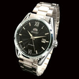 Orient Double Lion Classic Watch Series Gold - Tone Stainless Steel Automatic Mechanical Wristwatch Brand New Top Men's Watch