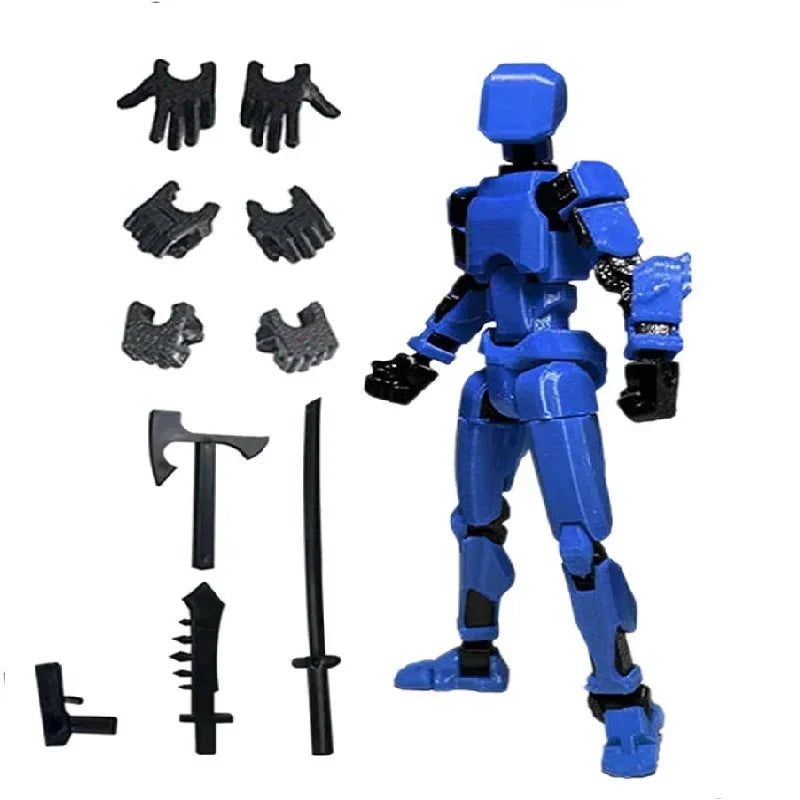 Robot multiarticular movible Shapeshift 2.0, maniquí impreso en 3D, 13 figuras de acción, juguetes para niños, adultos, juegos para padres e hijos.