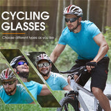 WEST BIKING HD Polarized Cycling Sunglasses UV400 Protection MTB Road Bike Eyewear Men Outdoor Sport Bicycle Fishing Glasses