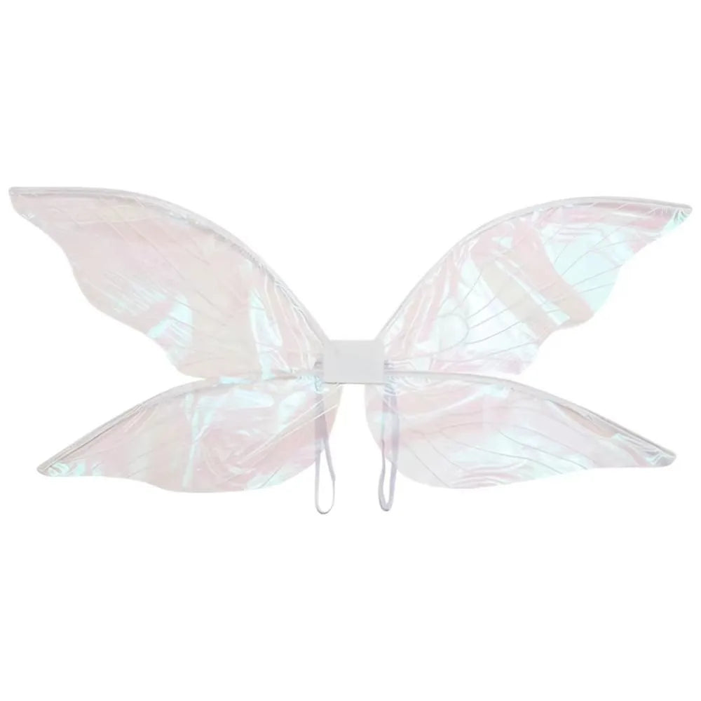 Fantasy Colorful Butterfly Fairy Wings Organza Sparkle Cosplay Wings Handmade Elf Wings Costume for Adult Kid