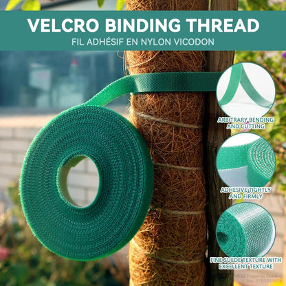 Brida de nailon para jardín, reutilizable, con cierre de velcro, para plantas, flores, trepadoras y en crecimiento.