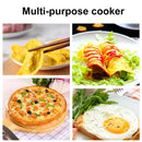 8.7/9.8/11/11.8inch Cast Iron Skillet with Double Handles Frying Pan Baking Tray for Bread Baking Outdoor Cooking Camping