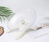 Pet Hamster Running Wheel Mute Flying Saucer Steel Axle Wheel Running Disc Toys Cage Small Animal Hamster Accessories