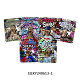 Bolsas holográficas de Mylar, sorpresas, fiestas, cumpleaños, embalaje, accesorios divertidos, juegos de bricolaje, bolsa con cremallera a prueba de agua, regalo, 100 unidades 