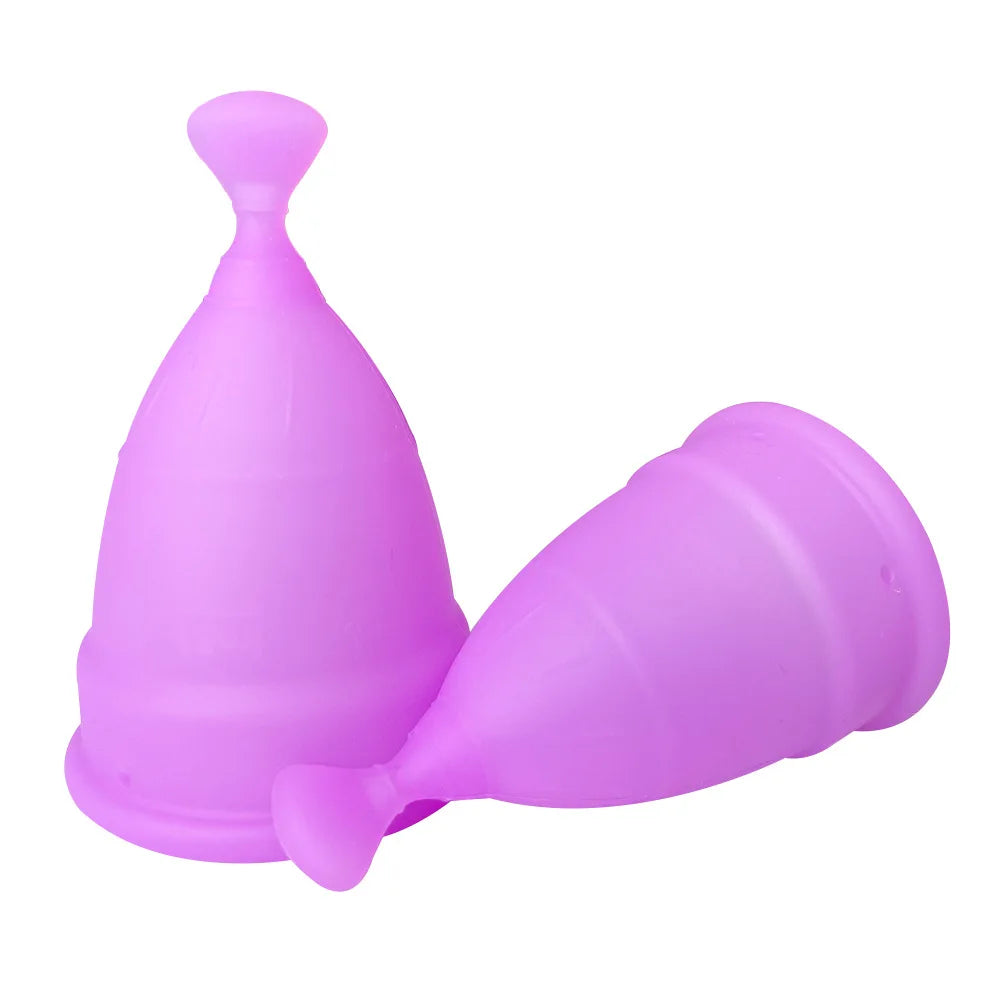 Menstrual Cup for Women Portable Menstrual Sports and Side Leakage Prevention Silicone Monthly Cups