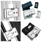 Portable Black Silver Luggage Password Lock Replacement Anti-Theft Suitcase Lock Buckle Security Tool Lock Catch Security Padlock