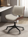 Silla de ordenador italiana de madera maciza, ligera y de lujo, ideal para el hogar, ideal para estudios de larga duración, giratoria y elevable, ideal para reuniones y oficinas.
